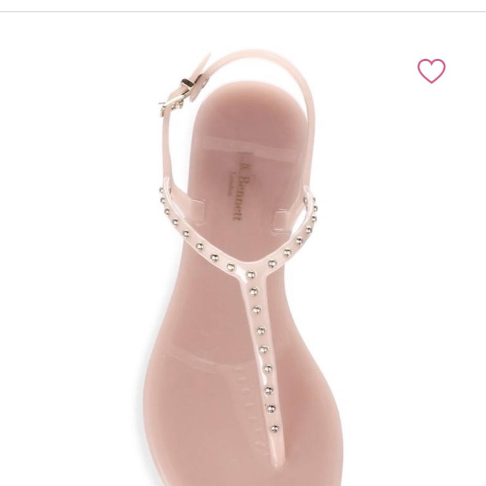 NEW LK Bennett Liliana studded jelly thong sandals
